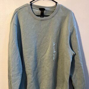 H&M Men's XL Green Relaxed Fit Sweater